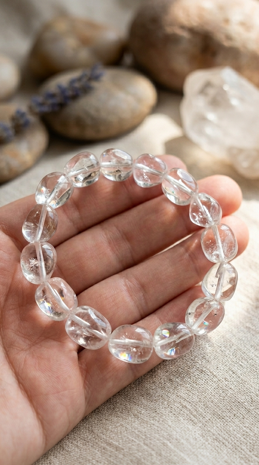 Natural Clear Quartz Bracelet – The Master Healer
