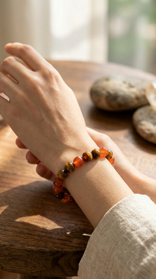 Premium Carnelian Bracelet – Ignite Your Confidence