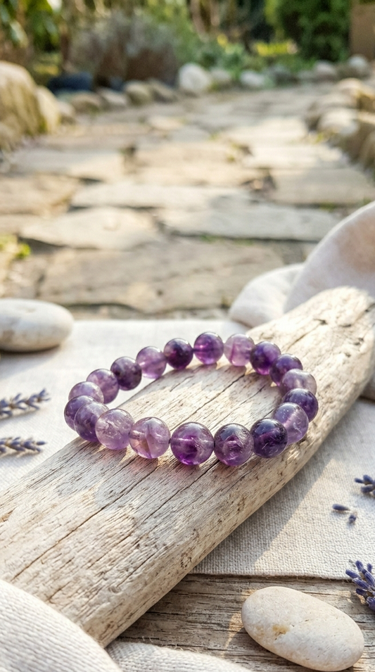 Natural Amethyst Bracelet – The Stone of Serenity